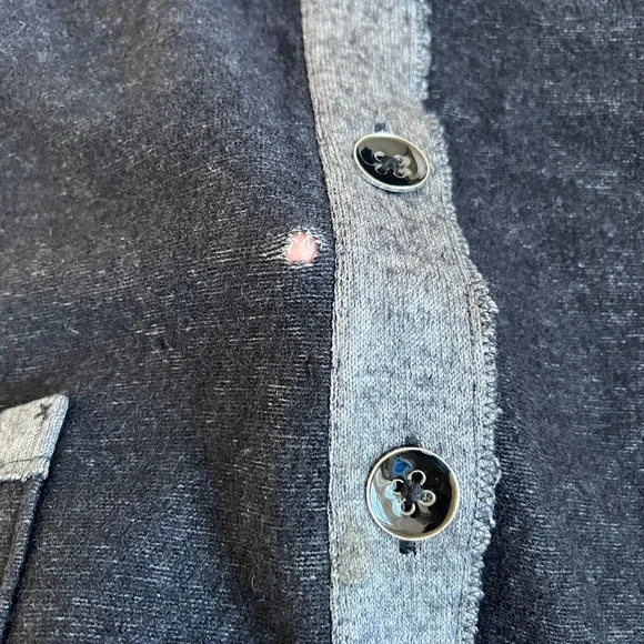 Betty Barclay Vintage Utility Workwear Oversized Wool Knit Gulet Vest Waistcoat - Picture 7 of 13